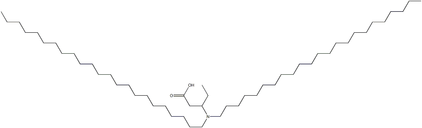3-(Ditricosylamino)valeric acid Structure