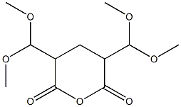 2,4-Bis(dimethoxymethyl)glutaric anhydride Structure