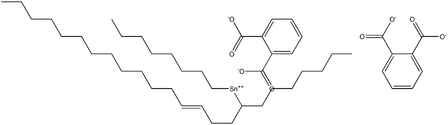 Bis[phthalic acid 1-(3-hexadecenyl)]dioctyltin(IV) salt 구조식 이미지