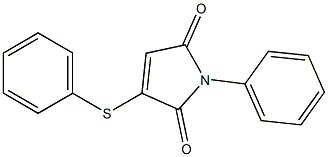3-Phenylthio-1-phenyl-1H-pyrrole-2,5-dione 구조식 이미지