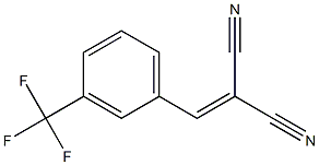 3-Trifluoromethylbenzylidenemalononitrile Structure