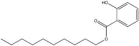 2-Hydroxybenzoic acid decyl ester 구조식 이미지