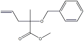 2-Benzyloxy-2-methyl-4-pentenoic acid methyl ester 구조식 이미지