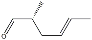 (2R,4E)-2-Methyl-4-hexenal 구조식 이미지