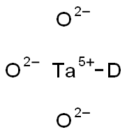 Deuterium tantalum trioxide 구조식 이미지