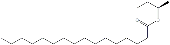 (-)-Palmitic acid (R)-sec-butyl ester Structure