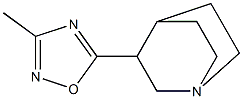 3-(3-Methyl-1,2,4-oxadiazol-5-yl)quinuclidine 구조식 이미지