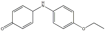 4-[(4-Ethoxyphenyl)amino]-2,5-cyclohexadien-1-one 구조식 이미지