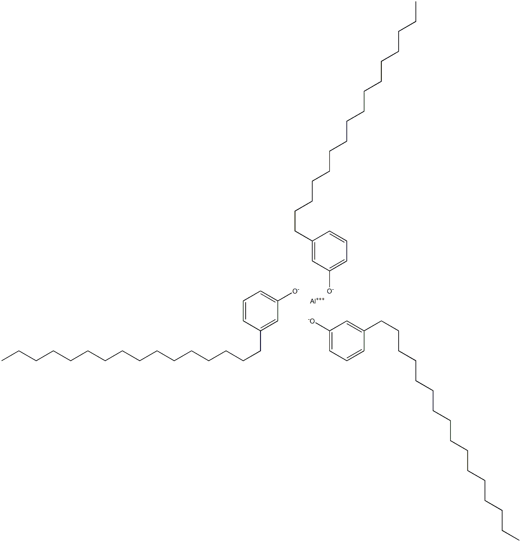 Aluminum tri(3-hexadecylphenolate) 구조식 이미지