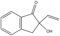 2-Ethenyl-2-hydroxyindan-1-one Structure