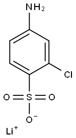 4-Amino-2-chlorobenzenesulfonic acid lithium salt 구조식 이미지