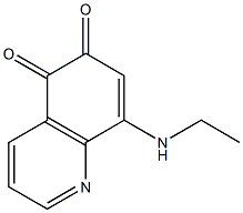 8-[Ethylamino]quinoline-5,6-dione 구조식 이미지