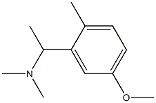 1-(2-Methyl-5-methoxyphenyl)-N,N-dimethyl-ethanamine 구조식 이미지