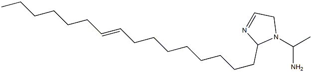 1-(1-Aminoethyl)-2-(9-hexadecenyl)-3-imidazoline 구조식 이미지