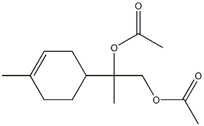 8,9-Diacetoxy-p-menth-1-ene 구조식 이미지