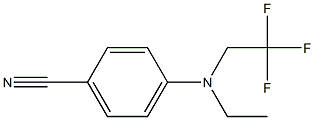 4-[N-Ethyl(2,2,2-trifluoroethyl)amino]benzonitrile 구조식 이미지