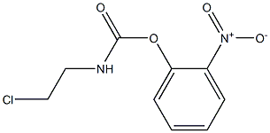 N-(2-Chloroethyl)carbamic acid o-nitrophenyl ester Structure