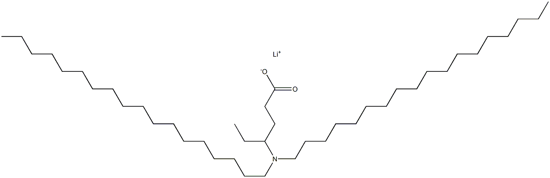 4-(Dioctadecylamino)hexanoic acid lithium salt Structure