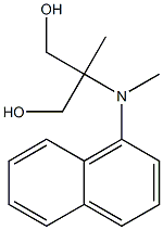 2-[(1-Naphthalenyl)methylamino]-2-methyl-1,3-propanediol 구조식 이미지