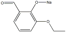 3-Ethoxy-2-(sodiooxy)benzaldehyde Structure