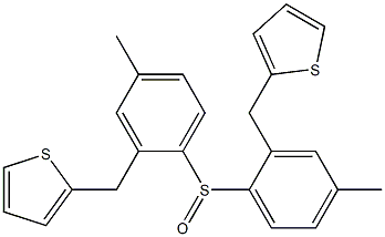 2-Thienylmethyl(4-methylphenyl) sulfoxide 구조식 이미지