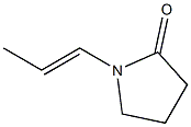 1-(1-Propenyl)pyrrolidin-2-one Structure