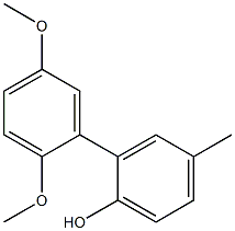 4-Methyl-2-(2,5-dimethoxyphenyl)phenol 구조식 이미지