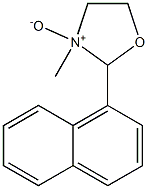 2-(1-Naphtyl)-3-methyloxazolidine 3-oxide 구조식 이미지