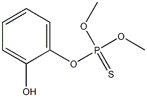 Thiophosphoric acid O,O-dimethyl O-[o-hydroxyphenyl] ester Structure