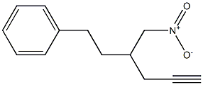 4-Nitromethyl-6-phenyl-1-hexyne 구조식 이미지