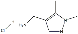 (1,5-dimethyl-1H-pyrazol-4-yl)methanamine hydrochloride 구조식 이미지