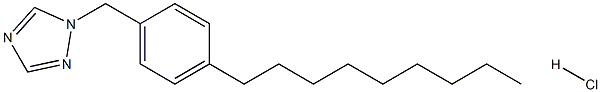 1-[(4-nonylphenyl)methyl]-1H-1,2,4-triazole hydrochloride Structure