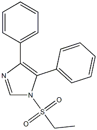 1-ethanesulfonyl-4,5-diphenylimidazole Structure