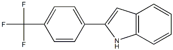 2-(4-trifluoromethylphenyl)indole Structure