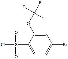 2-(trifluoromethoxy)-4-bromobenzenesulfonyl chloride Structure