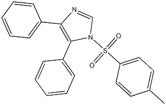 1-p-toluenesulfonyl-4,5-diphenylimidazole Structure