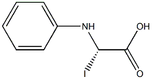 2-iodo-D-phenylglycine 구조식 이미지