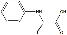 2-iodo-D-phenylglycine Structure