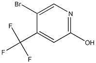 2-hydroxy-5-bromo-4-trifluoromethylpyridine 구조식 이미지