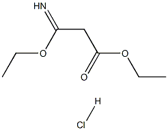 3-ethoxy-3-iminopropionic acid ethyl ester hydrochloride Structure