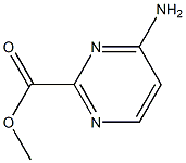 Methyl 4-amino-2-pyrimidinecarboxylate Structure