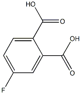 4-fluoro-phthalic acid Structure