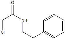 N-(2-phenyl)ethyl chloroacetamide 구조식 이미지