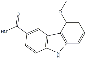 5-methoxycarbazole-3-carboxylic acid 구조식 이미지