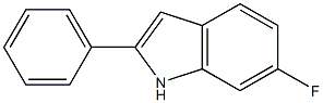 6-fluoro-2phenylindole 구조식 이미지