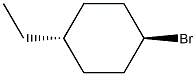 Trans-4-ethylcyclohexyl bromide Structure