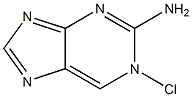 1-chloro-2-aminopurine 구조식 이미지