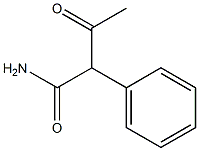 2-phenyl-acetoacetic acid amide Structure