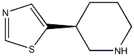 (S)-5-(piperidin-3-yl)thiazole Structure