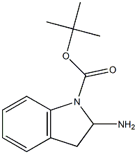 tert-butyl 2-aminoindoline-1-carboxylate Structure